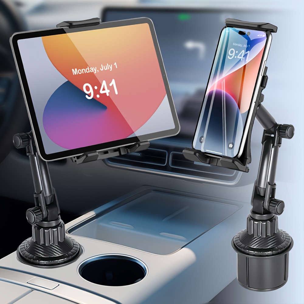 Universal Car Cup Holder Tray, Beverage Holder,adjustable Car Meal Tray  Table Mobile Phone Holder Mount Expanded Food Table Desk,car Accessories -  Temu