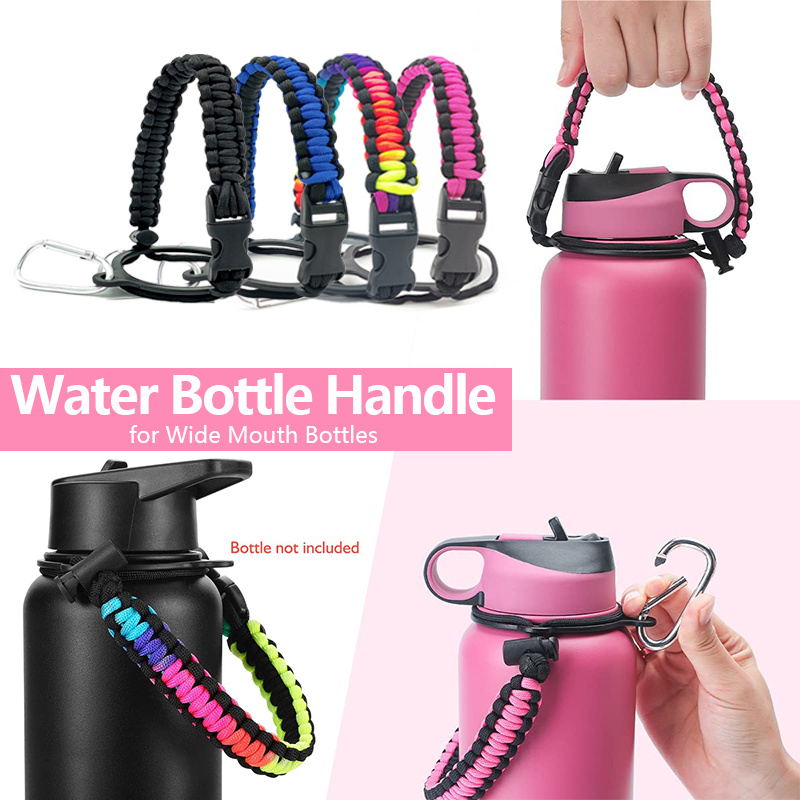  Water Bottle Handle Strap, Soft and Durable Silicone Water  Bottle Sling, Accessories for Stanley Cup, Silicone Water Bottle Holder for  Hiking, Traveling and Camping(2PCS,Applicable Weight:8-40 oz) : Sports &  Outdoors