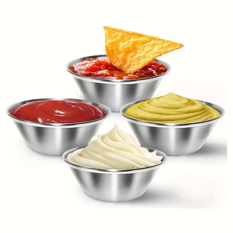 Cupcake Cups, Small Sauce Cups, Commercial Dipping Sauce Cups, Reusable  Condiment Cups, Portion Cups, Ramekins For Kitchen - Temu