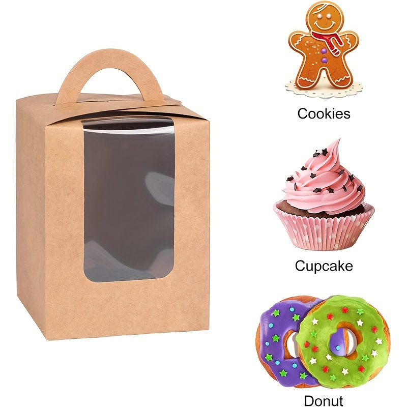 Cupcake Takeaway Box Double layer Covered Cup Cake Muffin - Temu