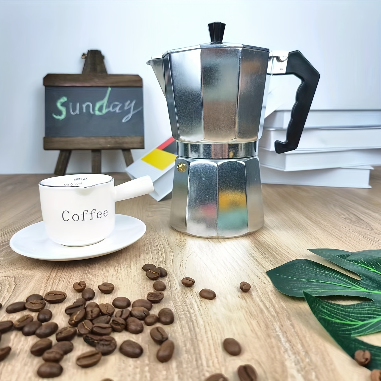 1pc 9-cup Capacity Moka Pot, Hand Drip Coffee Maker, Extraction Coffee  Filter, Octagonal Coffee Pot, Portable Moka Pot