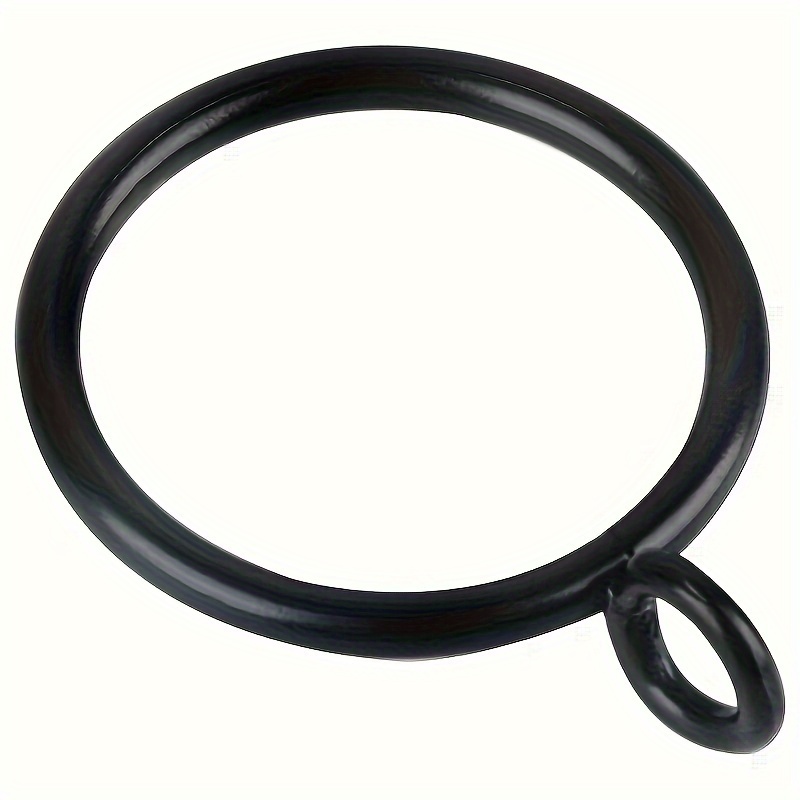 Gancini paperini per attaccare tende al binario o bastone di ferro con  anelli in plastica Bianca conf. 50 pz – Soffice Piuma