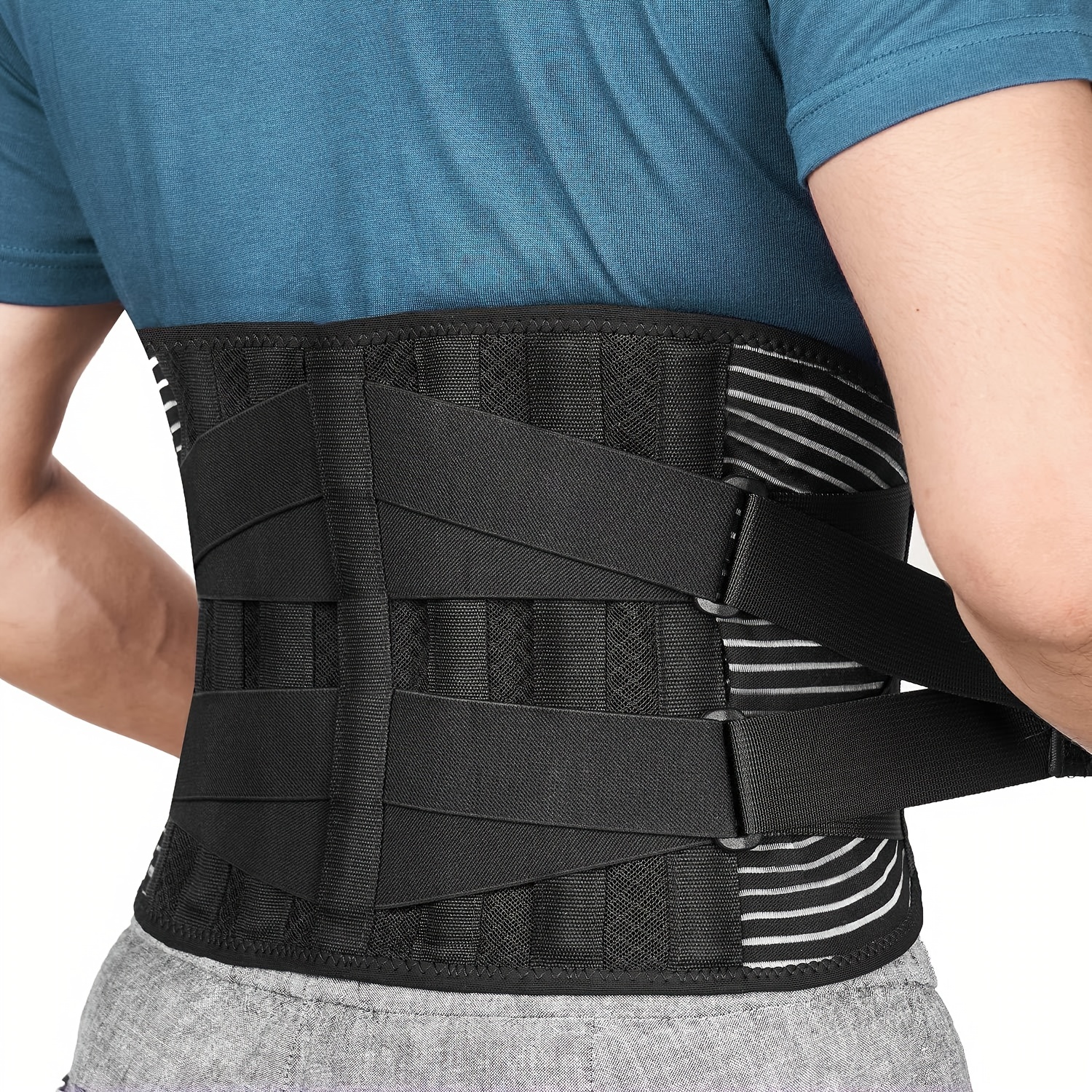 JINGBA SUPPORT Orthopedic Corset Back Support Belt Men Back Brace Belt Fajas  Lumbares Ortopedicas Protection Spine