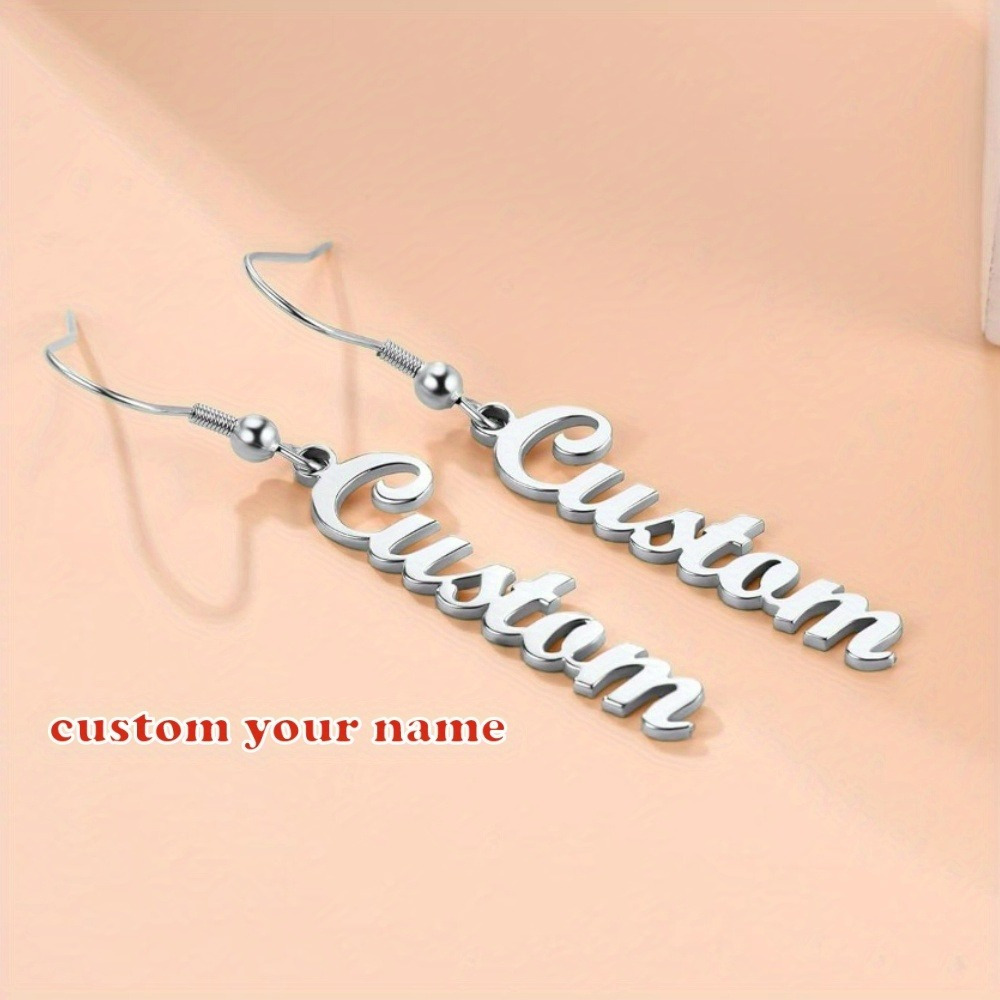  Personalized Drop Fishhook Earrings for Women Elegant