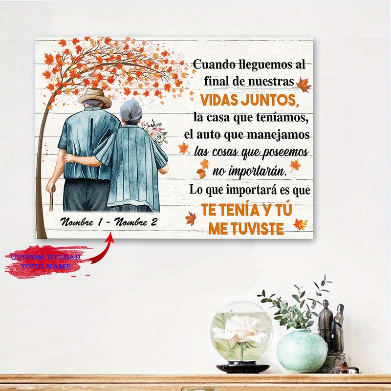 Póster Pareja de juguetes personalizado