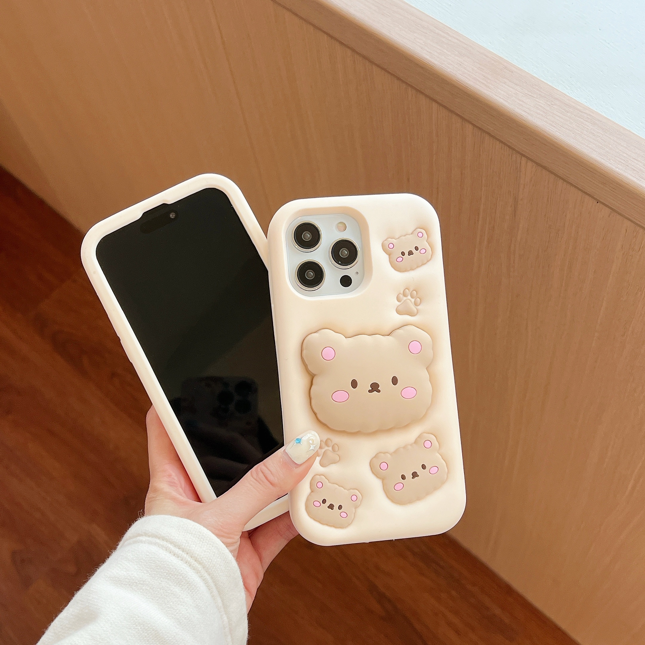 Funda para iPhone con personaje de corazón con estampado 3D Accesorio dulce  y adorable para tu iPhone