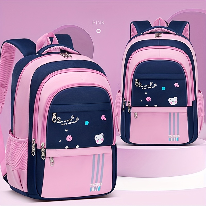 Miniso Cute Cartoon Backpack, Portable Multi-pocket Knapsack, Perfect  Daypack For Daily Use - Temu United Arab Emirates