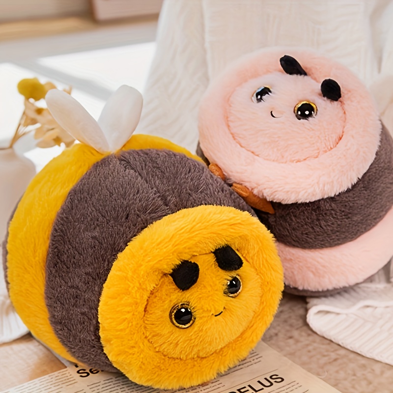 Adorable Plush Stuffed Bees: Realistic Cartoon Honey Bee - Temu