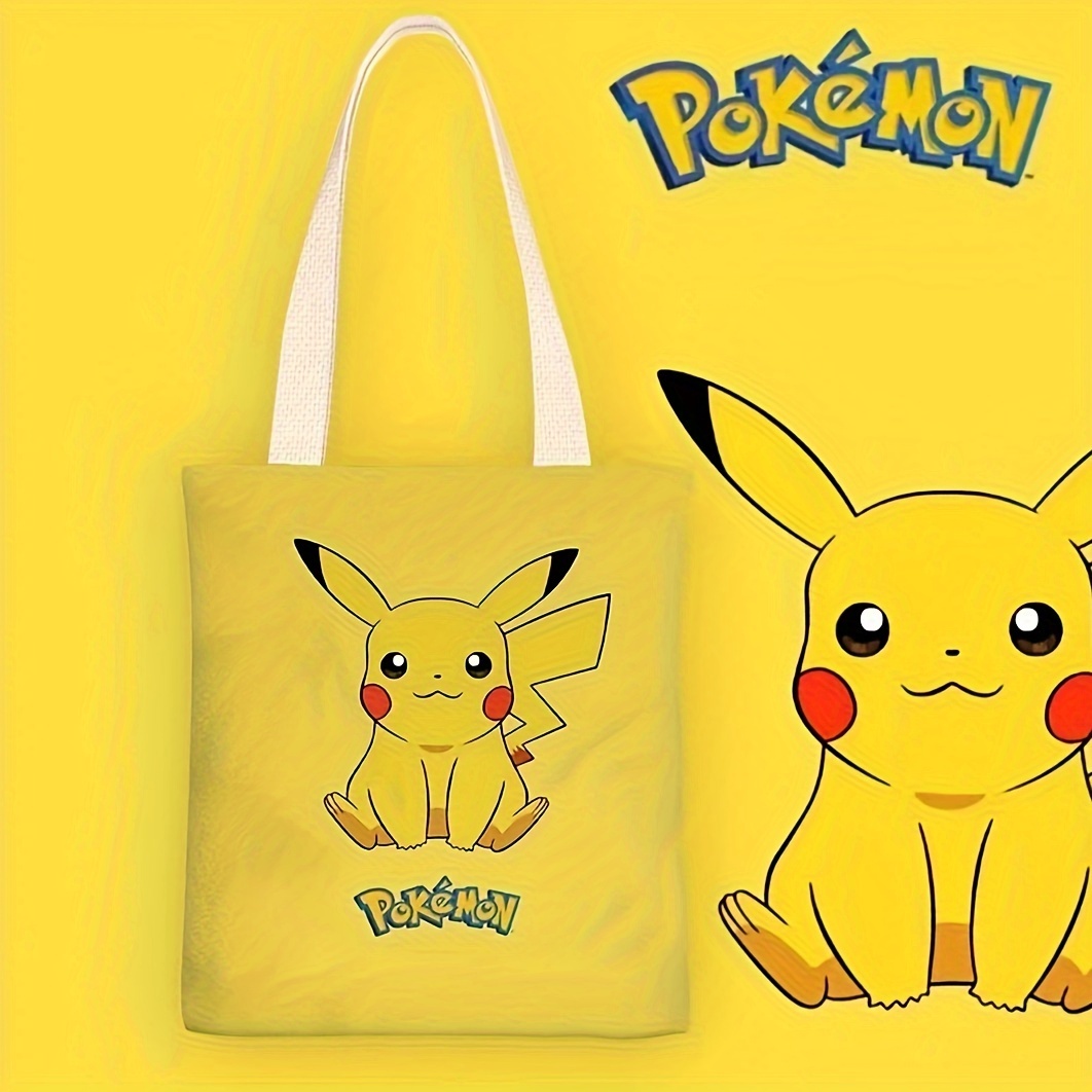 Cartera de cuero PU de dibujos animados de Pokémon Pikachu para