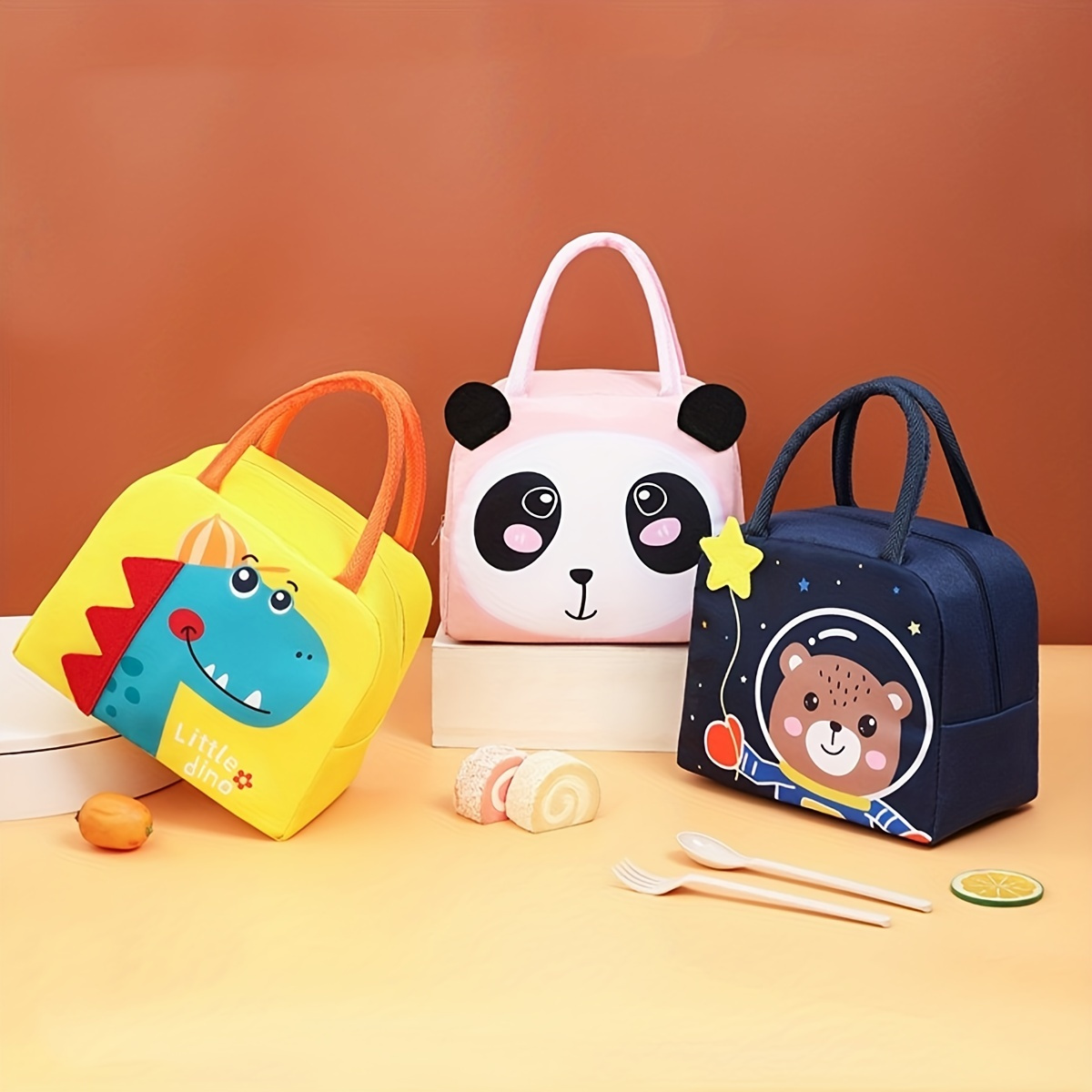 New Canvas Portable Lunch Bag Lunch Box Bag Japanese Cartoon Outdoor  Portable Picnic Bag with Rice Insulation Bag - China Women Bags and Ladies  Bags price