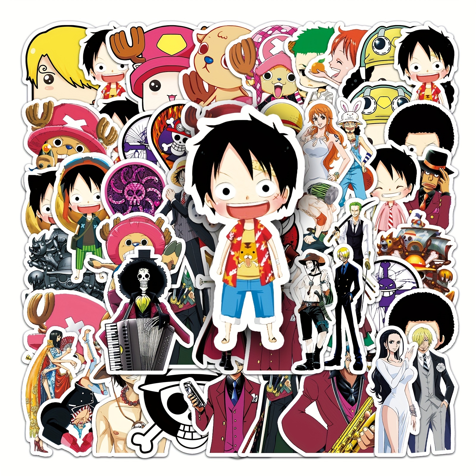 Stickers Anime One Piece, One Piece Stickers Laptop