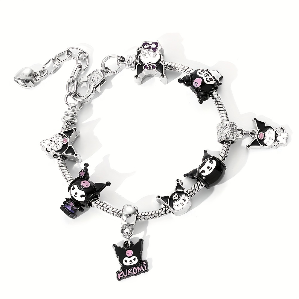 10pcs/lot Sanrio Charms Jewelry for Making Kawaii Kuromi Cinnamoroll Diy  Accessories Cartoon Bracelets Necklace Pendant Gift