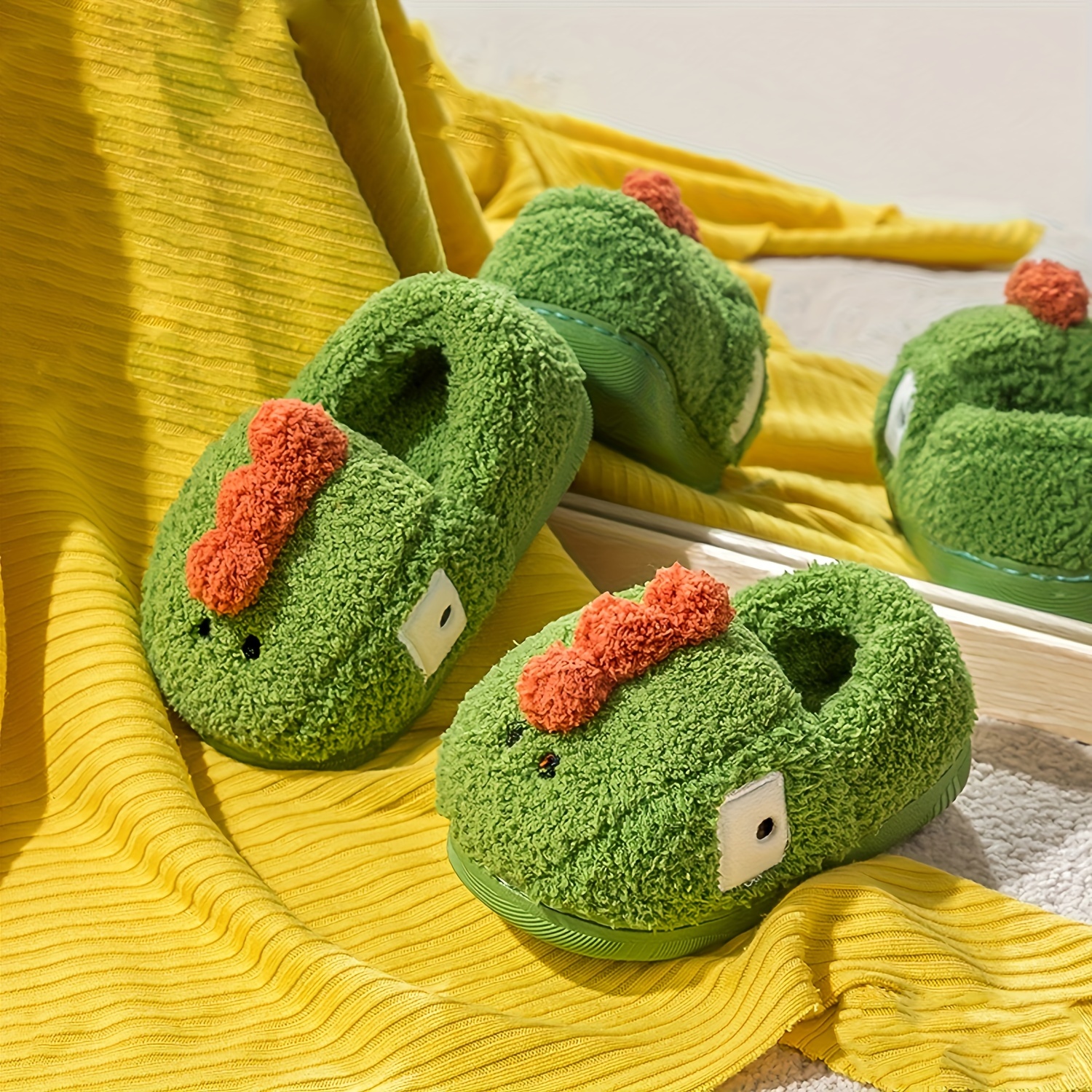 Dinosaur house online slippers