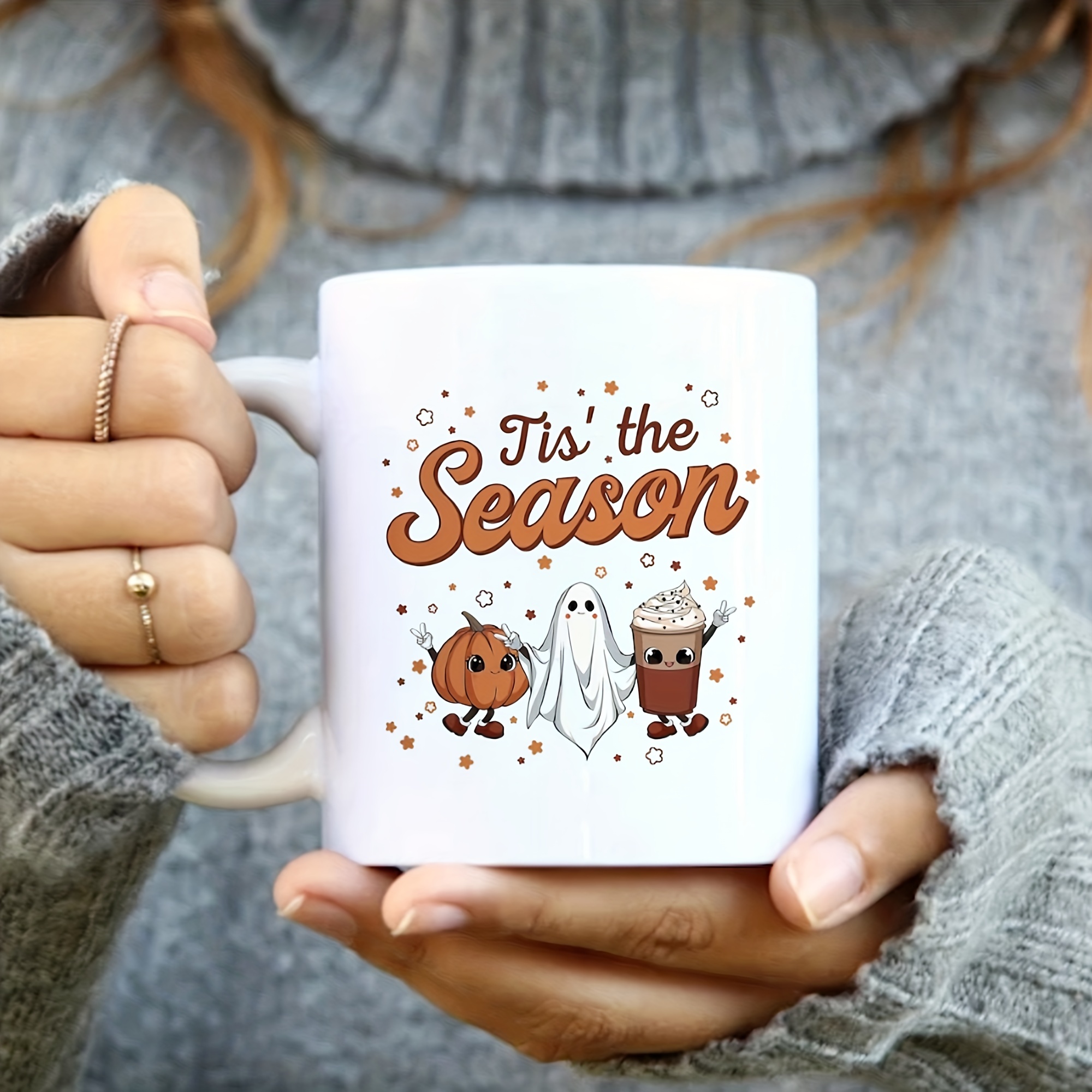 Pumpkin Is The Spice Of Life Fall Themed Ceramic Drinking Coffee & Tea Gift  Mug Or Cup, Birthday Party Favors, Decorations, Kitchen Supplies And Autumn  Season Must Haves (15oz) 
