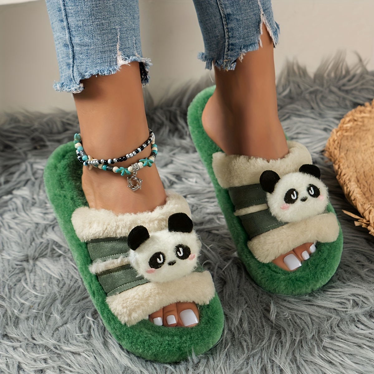 Fashion Halloween Pattern Slippers, Casual Open Toe Quick Drying Pillow  Sandals, Summer Outdoor Shoes - Temu