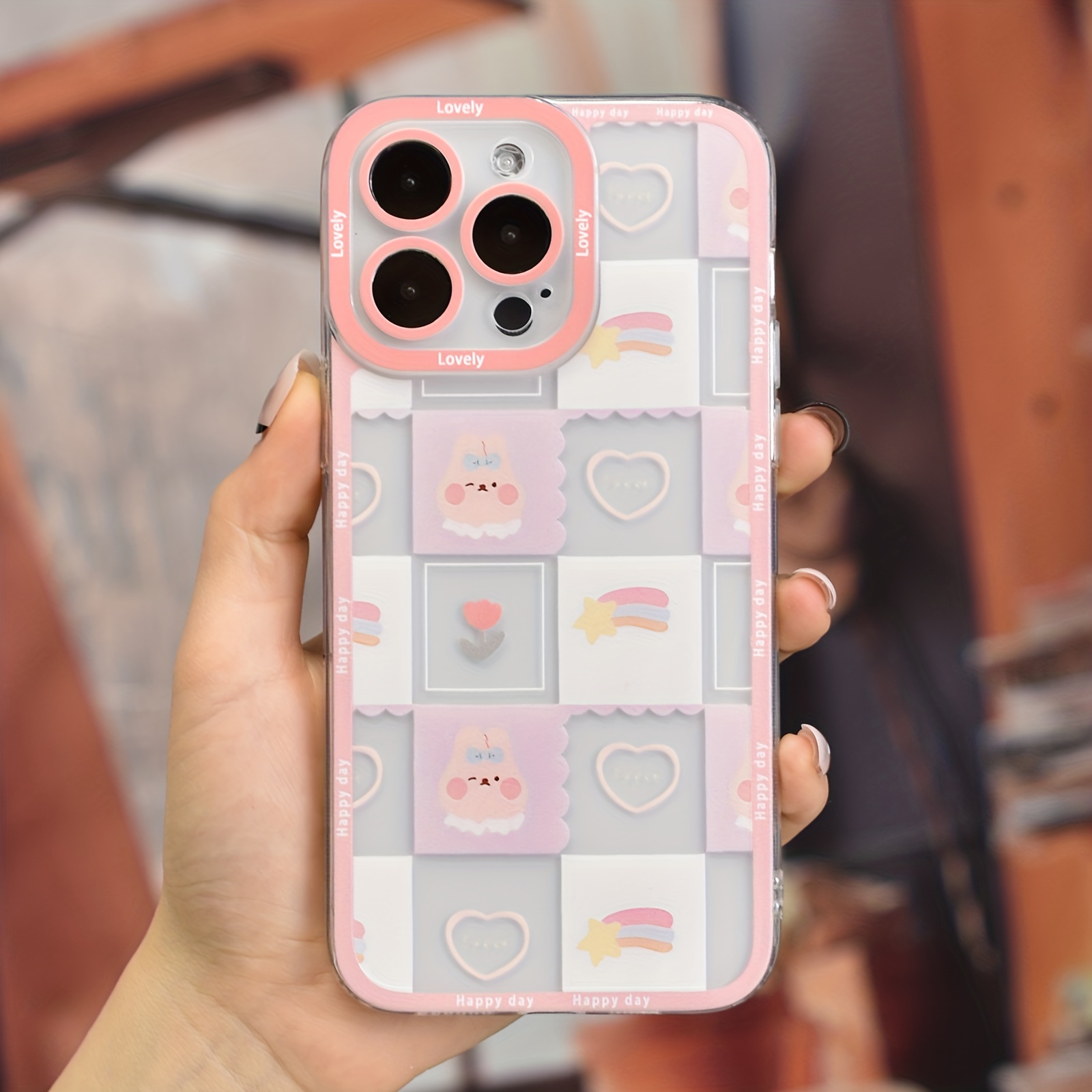  CASETiFY Impact Case for iPhone 12/12 Pro - xo Kisses - Clear  Frost : Cell Phones & Accessories