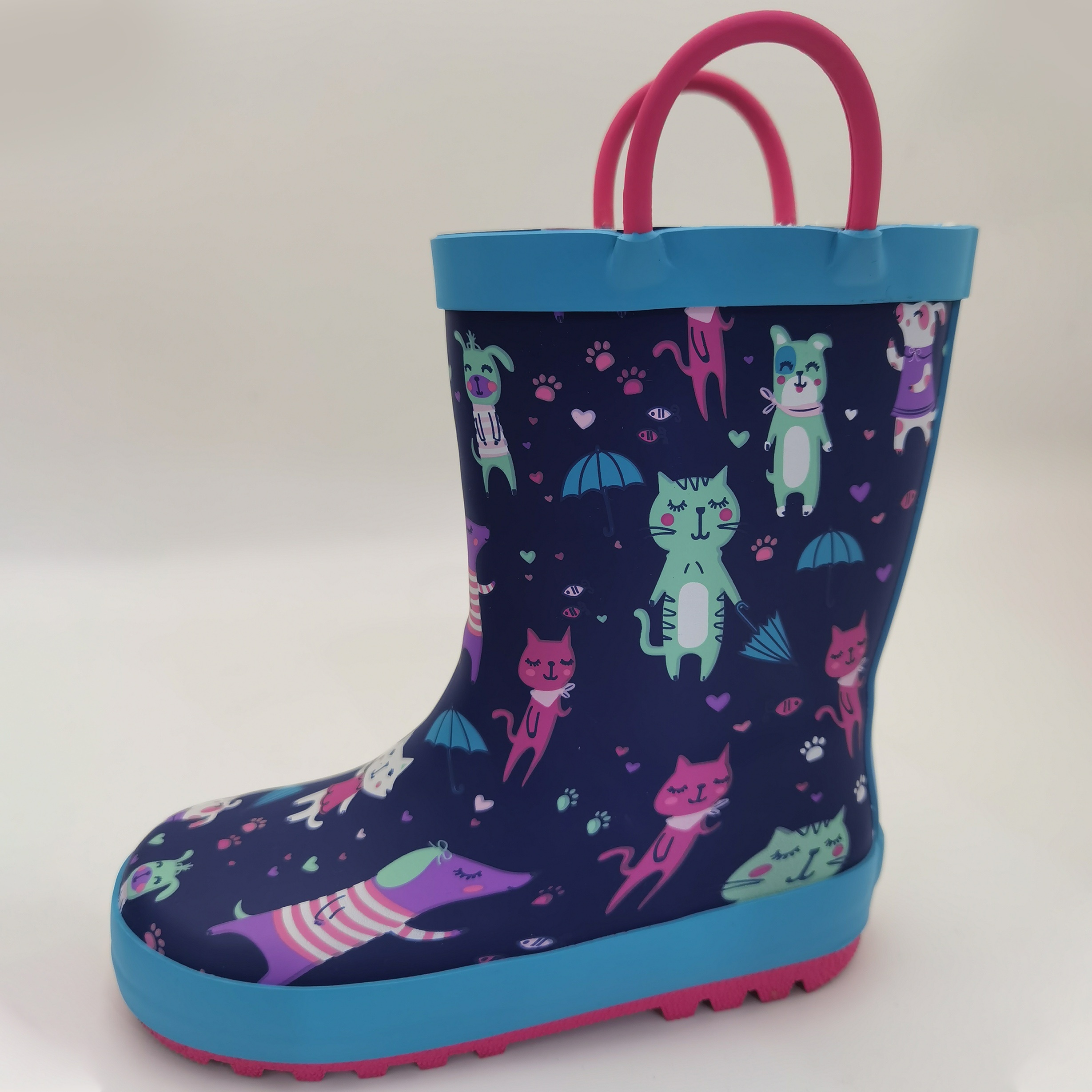 Botas Lluvia Cordón Jiageya Niños Niñas Diseño Dinosaurio - Temu