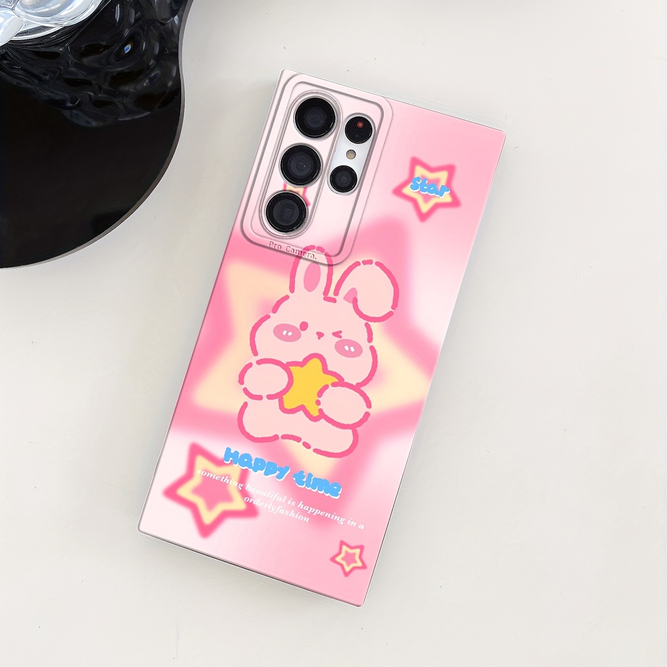 Cute Cartoon Rabbit Pattern Folding Phone Case For Samsung Galaxy