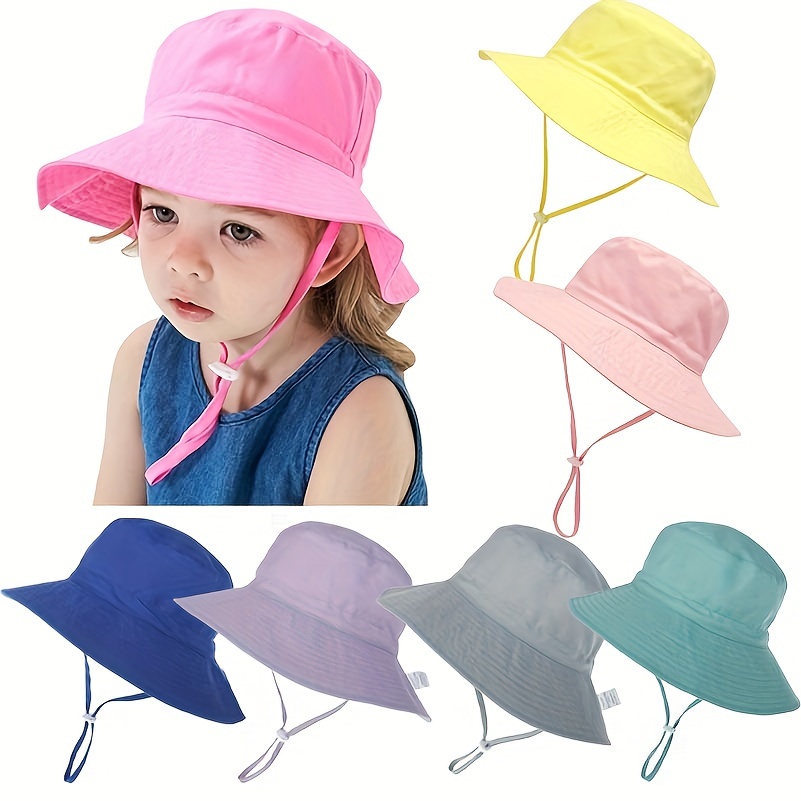 Baby Fischer Hut Vier Jahreszeiten können Sonnenschutz Hut Jungen und  Mädchen Sun Hat Süßes Becken Hut, Gelber Bär Auto