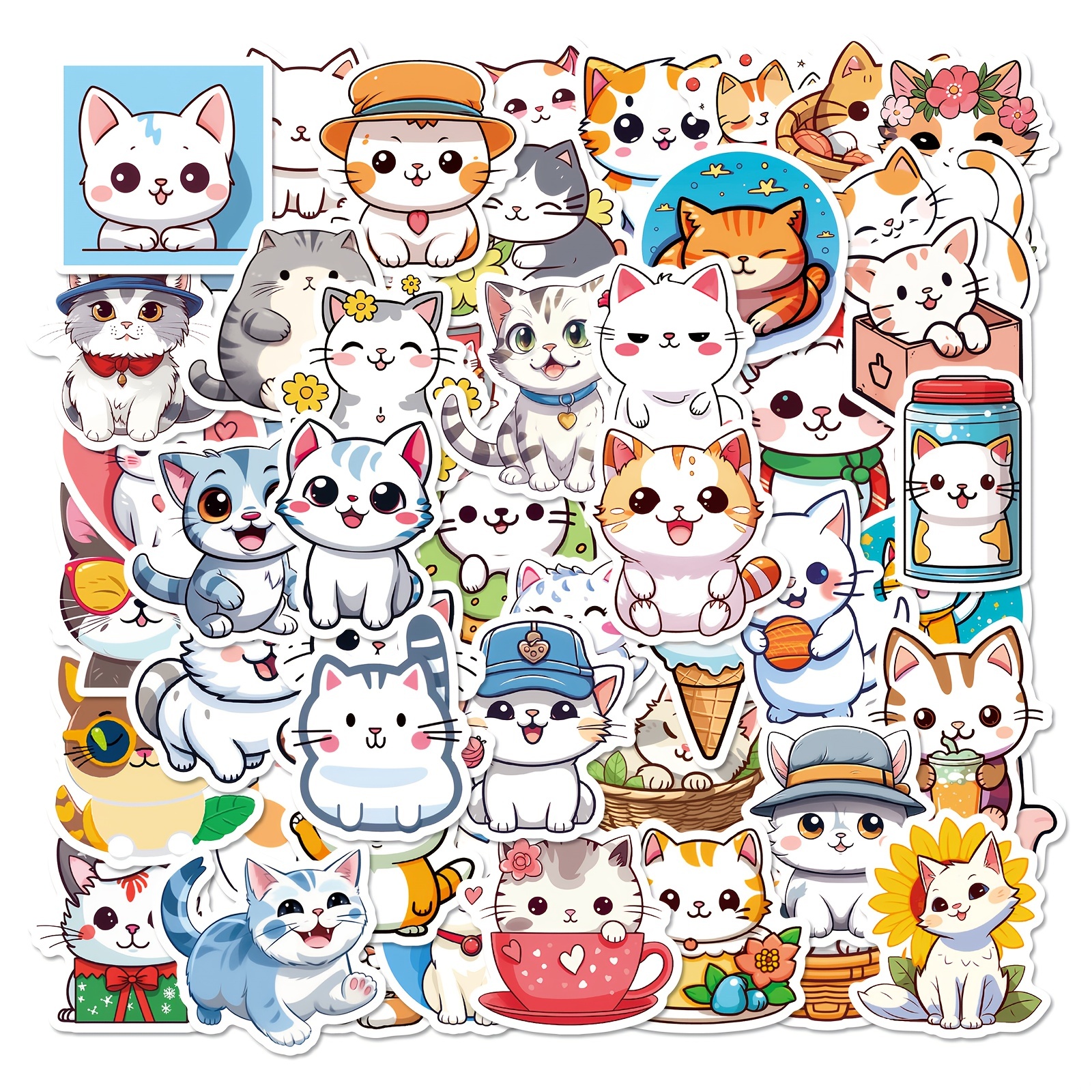 Little Chibi Cat Stickers