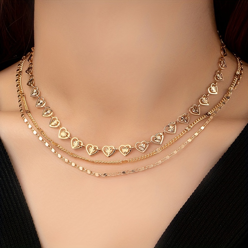 Petite Crystal 14K Solid Gold Necklace 3mm – Laondrim