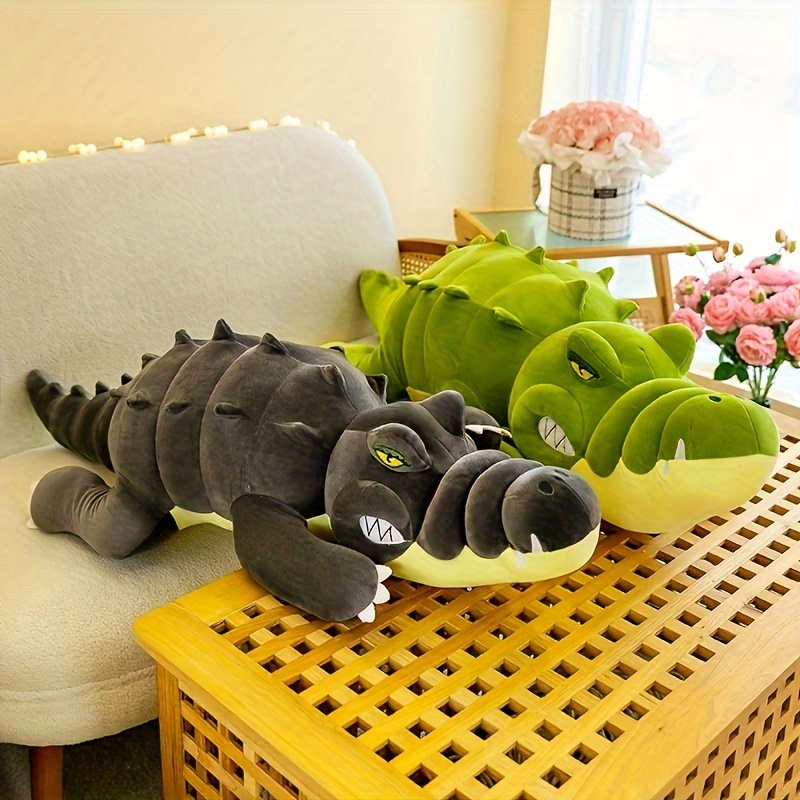 Giant Crocodile Plush Lifelike Alligator Toy Soft Hugging - Temu