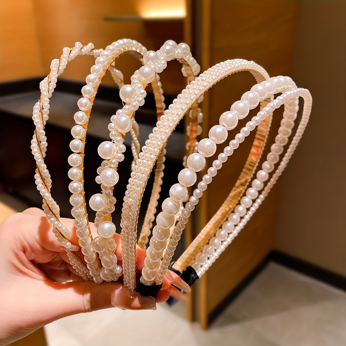 Pearl - Sparkle and Pearl Simple Headband – Acute Designs
