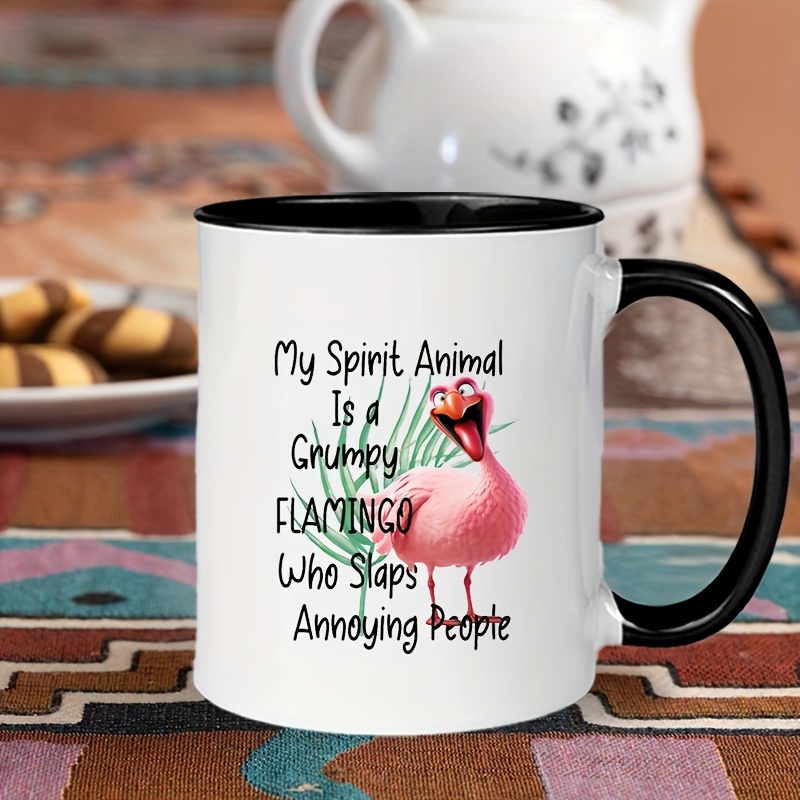 2 pieces Flamingo Coffee Mugs Ceramic Mug Mr Mrs Travel Cup Milk Tea Cup  250ml Christmas Wedding Gift Dropshipping