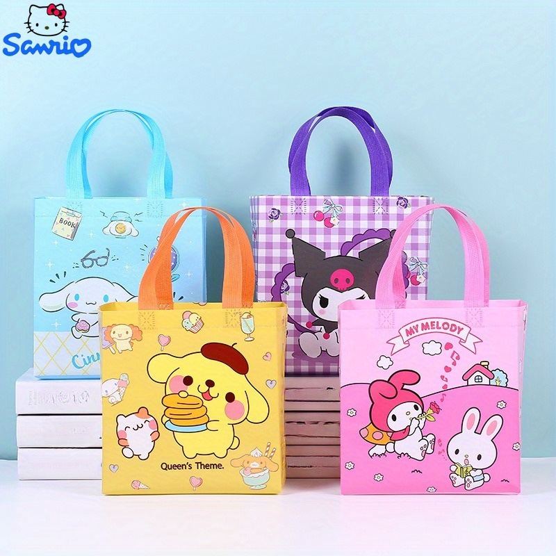 Kawaii Sanrio Hello Kitty Papelería Regalos Bolsas Regalo de cumpleaños  Regalo de Navidad Embalaje Bolsa de papel de compras portátil para niñas