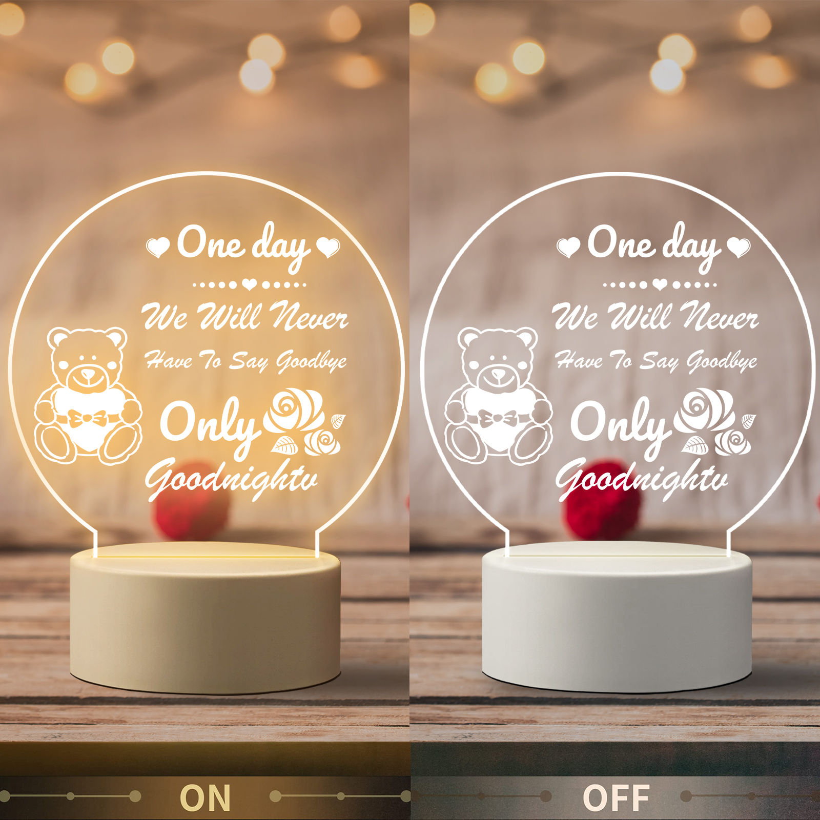 1pc Romantic Gifts For Her, Him, Wife Birthday Gifts, Boyfriend Gifts From  Girlfriend- Anniversary, Christmas Gifts For Girlfriend, Husband, Engraved