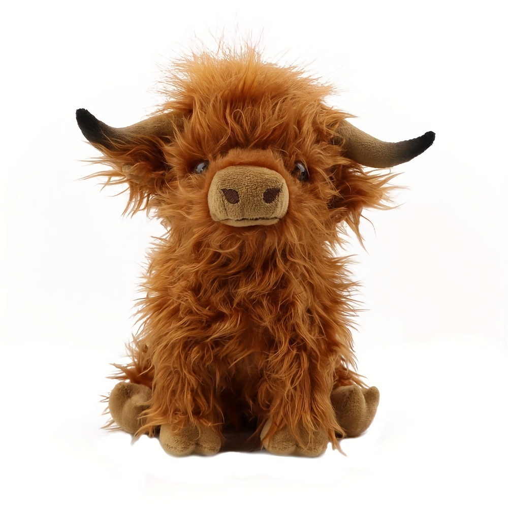 Adorable Highland Cow Keychain (set of 2)