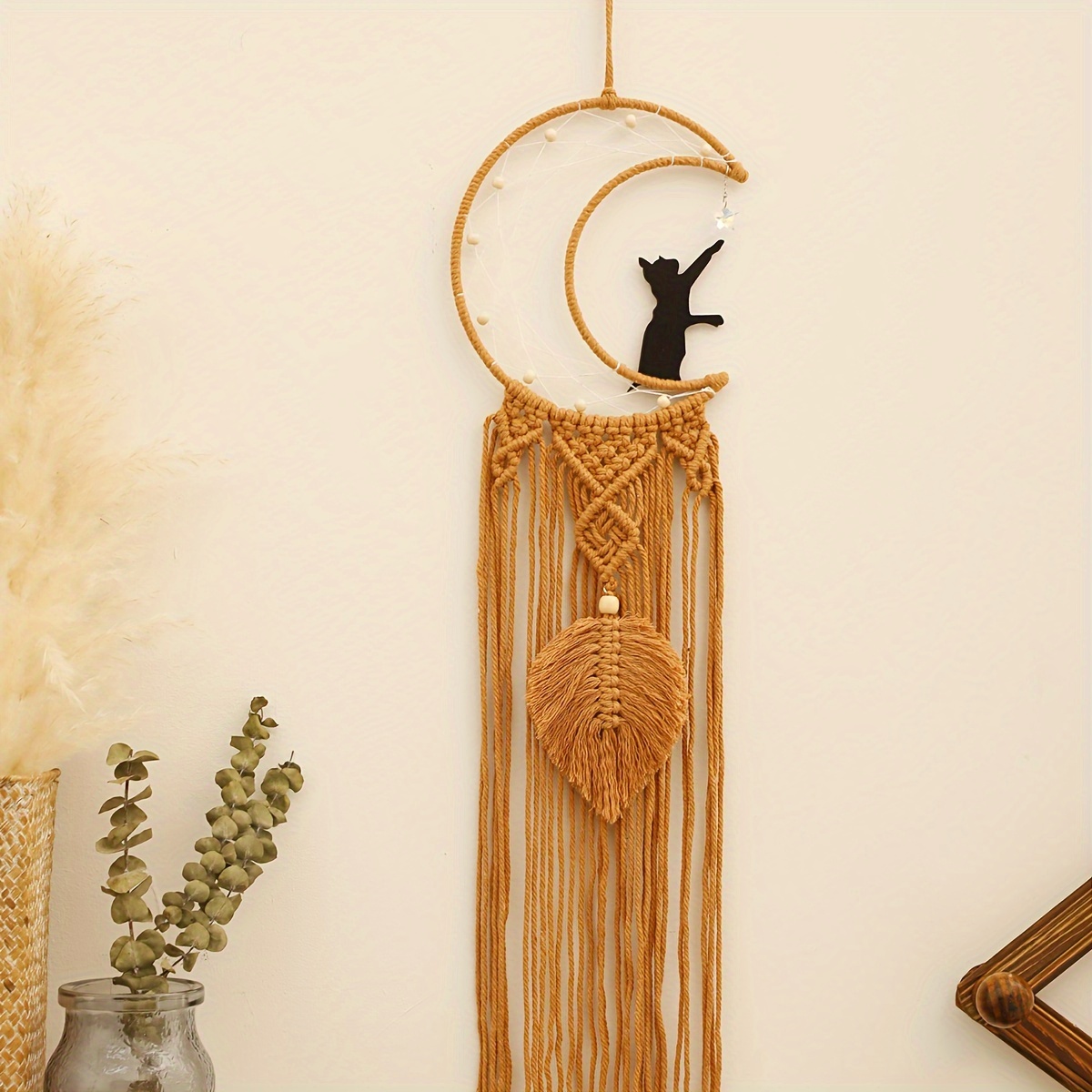  Homecor Gifts for Teenage Girls, Hanging Photo Display & Moon  Dream Catchers, Christmas Teen Girls Gifts Ideas Ages 10 11 12 13 14 Years  Old, Macrame Wall Decor Boho Bedroom Dorm