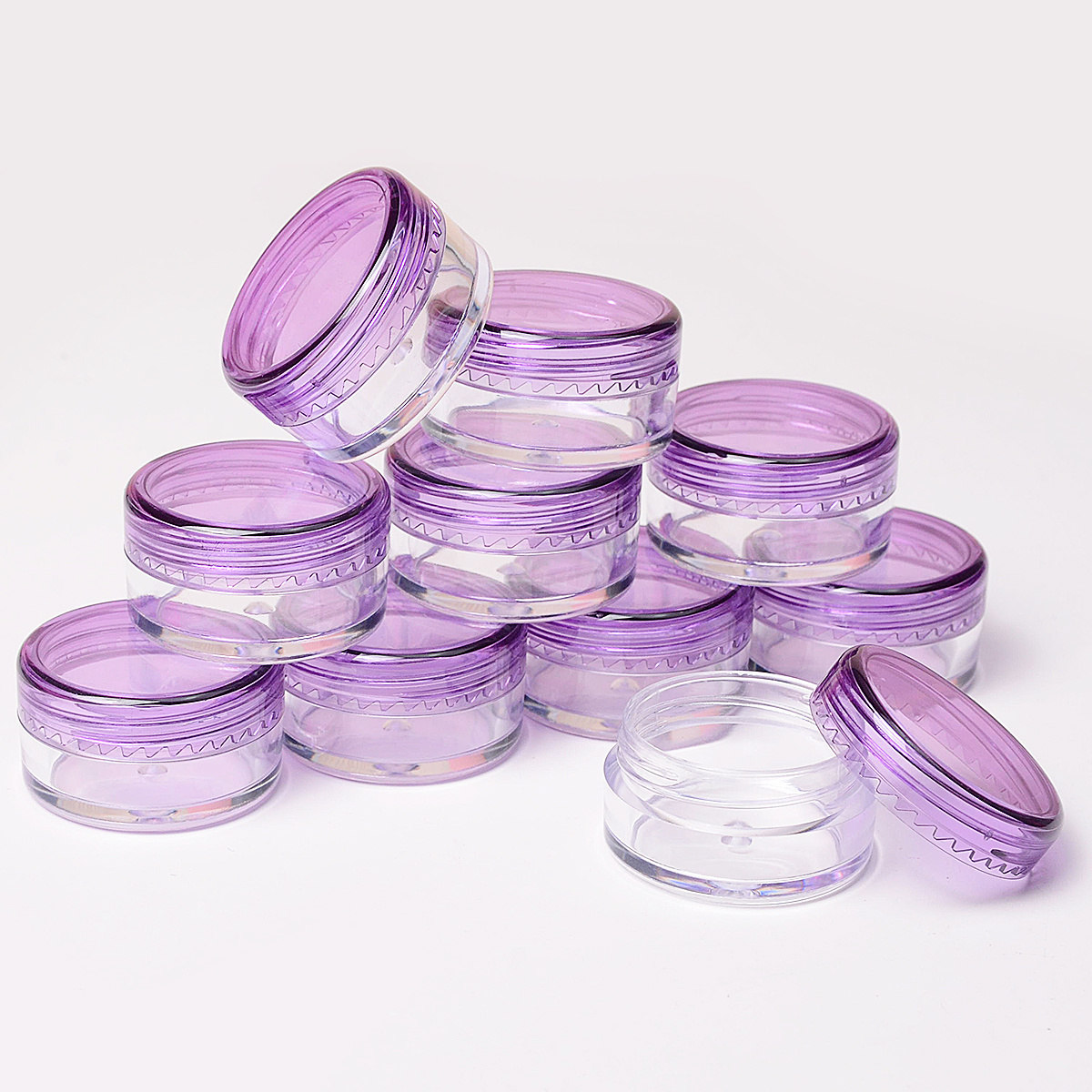 5oz (40 Dram) Plastic Container with Clear Lid - MOQ 250,000