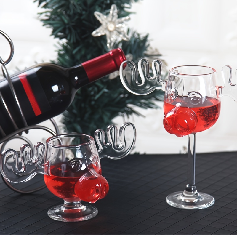 Stemless Wine Glass with Shark Inside, 16 OZ Large Capacity Unique Wine  Glasses with 3D Shark Marker for Holiday Birthday Gifts