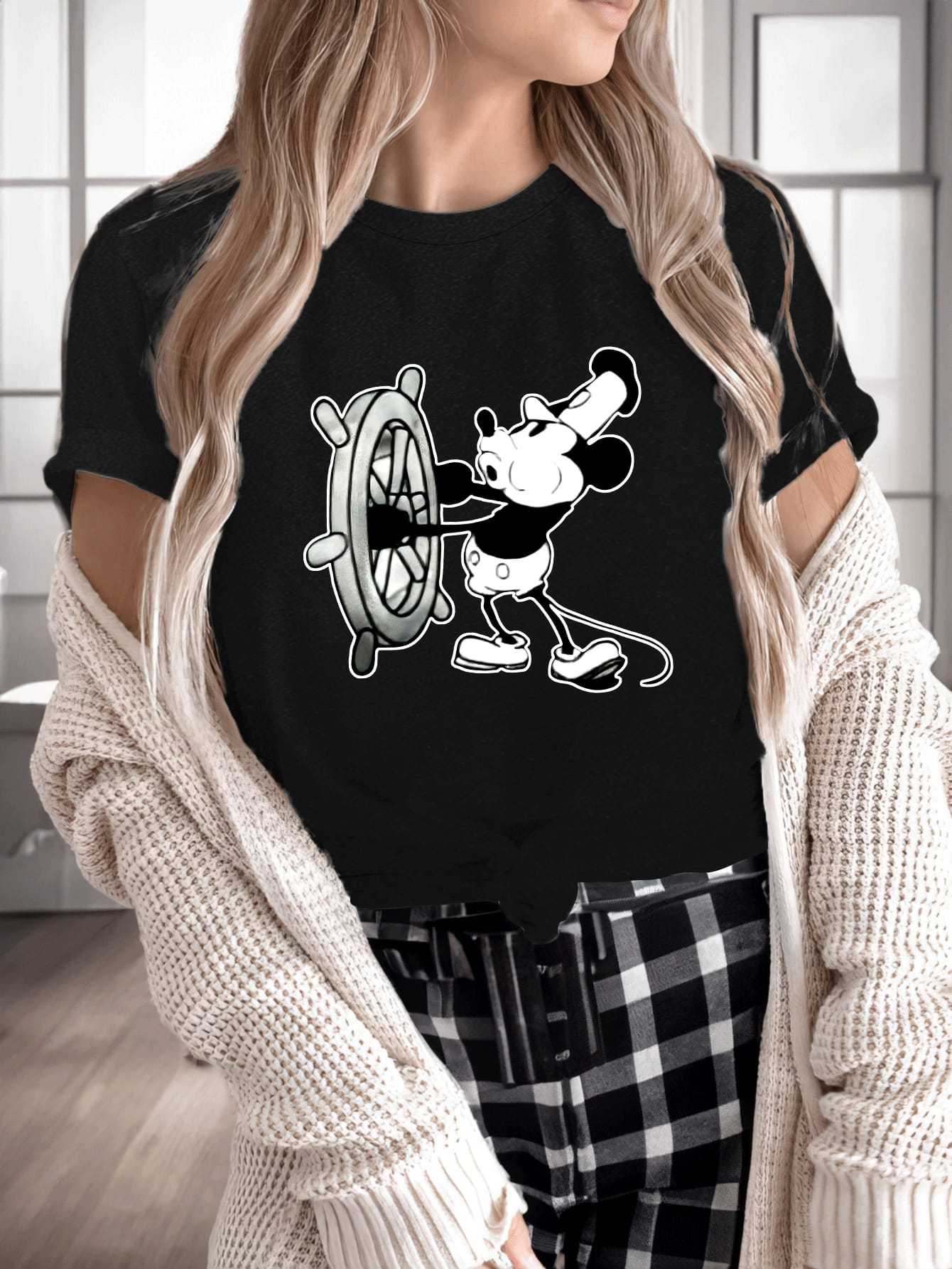 Blusones de mickey discount mouse para mujer