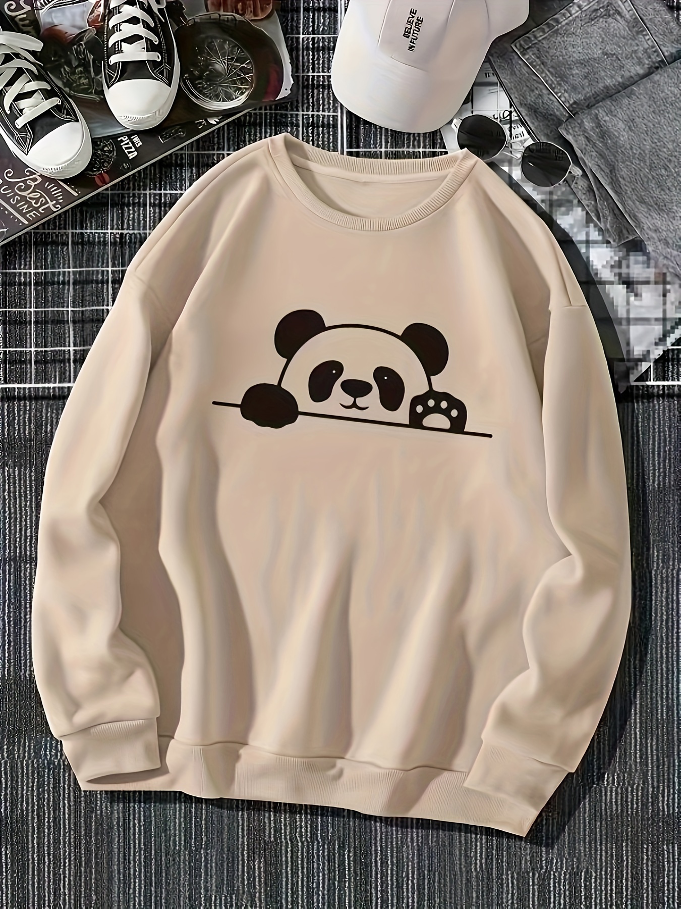 Panda Sweatshirt - Kostenlose Rückgabe Innerhalb Von 90 Tagen