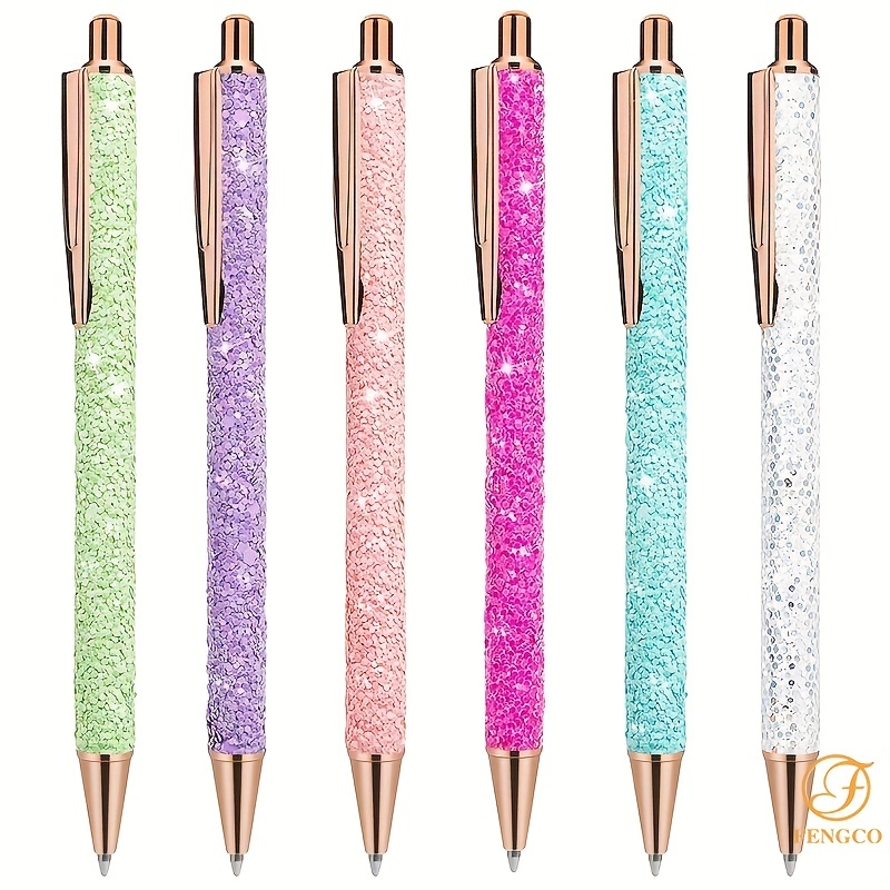 2pcs/set 1.0mm Colored Gel Pens Metallic Glitter Pen for Art Painting  Drawing Writing