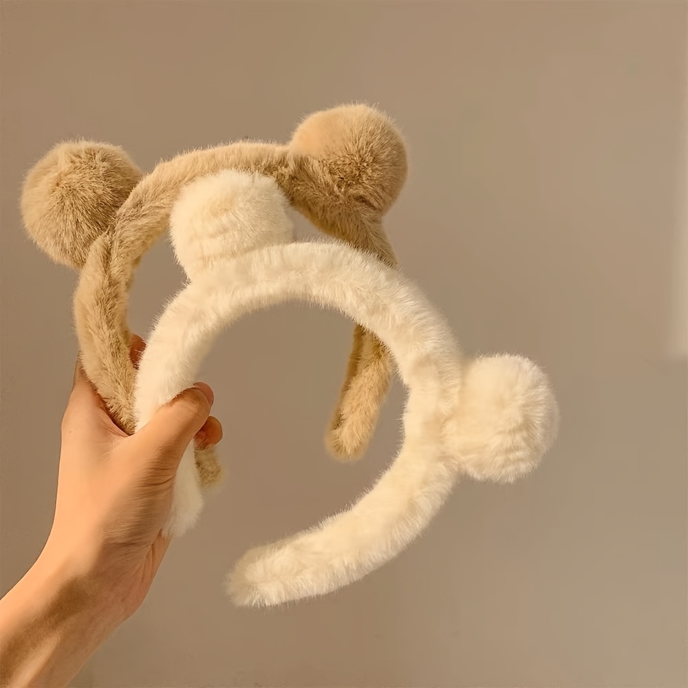 Kawaii simpatico cartone animato coniglio orso peluche astuccio creativo  adorabile coniglietto peloso penna borsa per bambini