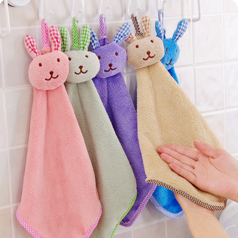 1pcPremium Kitchen Hand Towels With Hanging Loop Cute Design Dish