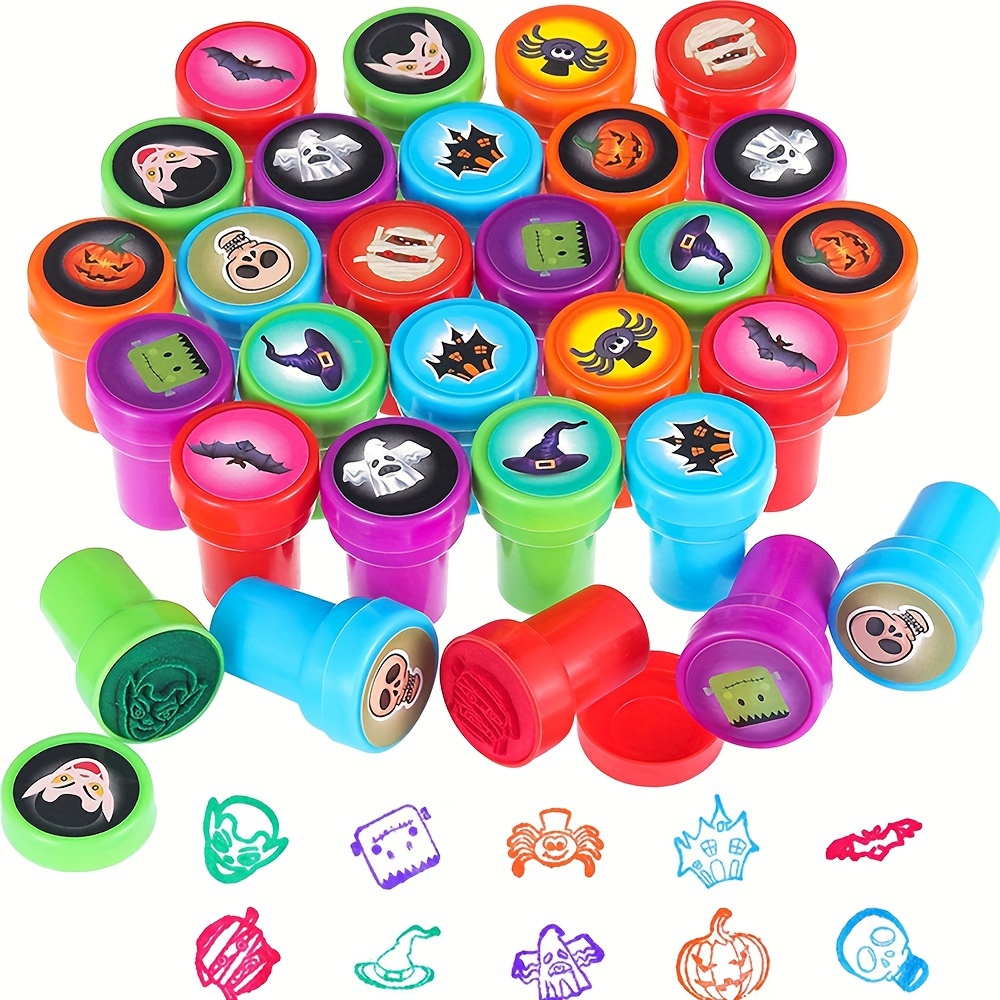 TINYMILLS Kit de sellos de comida de dibujos animados lindos de 12 piezas  para niños, multicolor