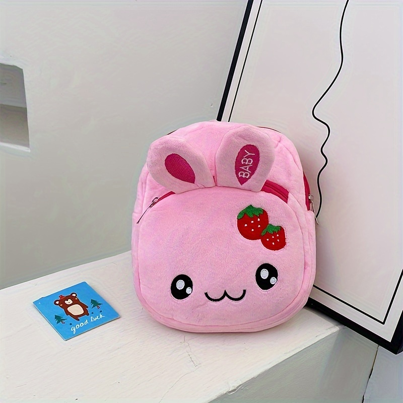 Kawaii Strawberry Backpack - Temu