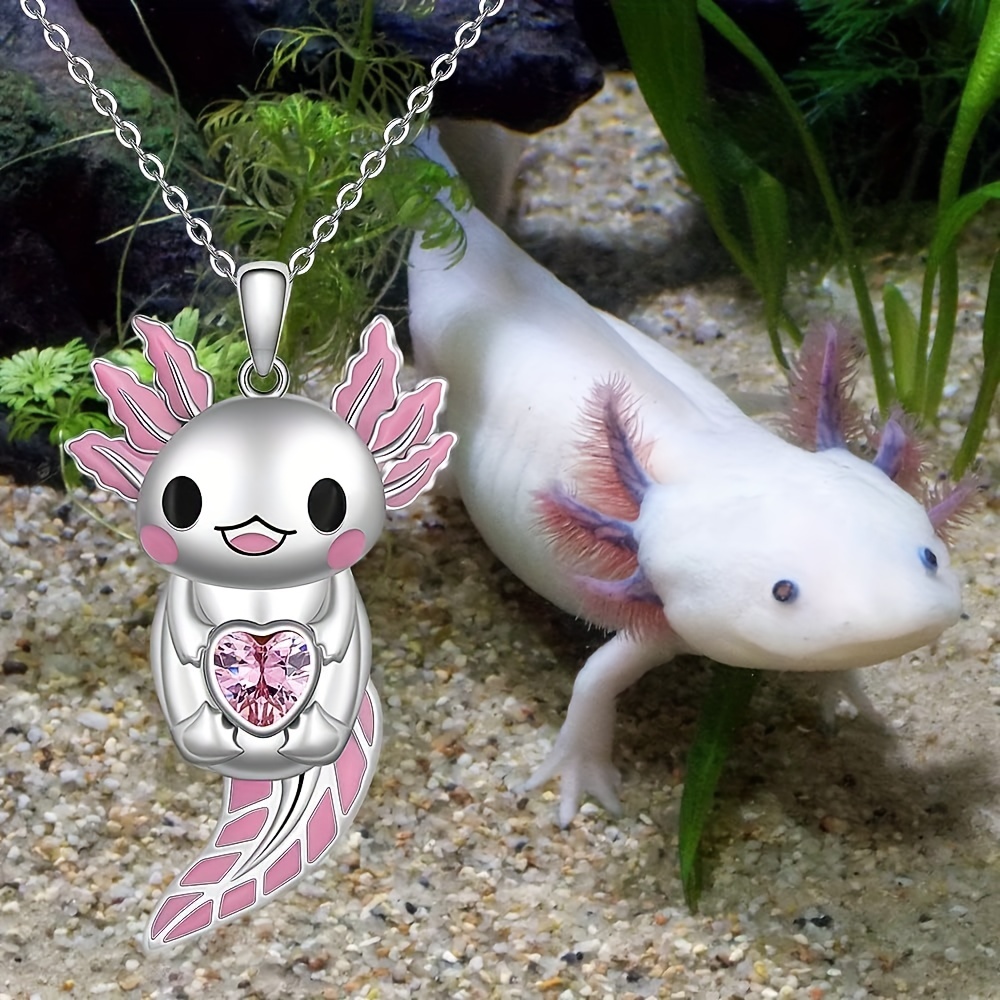 Axolotl Rings - Cute Plastic Charms Jewelry for Children - Ring Kids Party Favors Bulk - 48 Rings