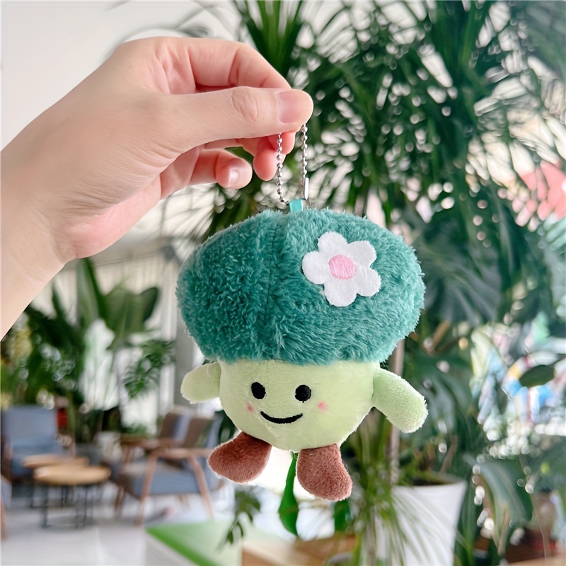 Temu Cartoon Cute Green Onion Keychain Plush Toy Green Onion Vegetable Doll Bag Pendant Gift Party Christmas Halloween Birthday Gift, Christmas Gifts