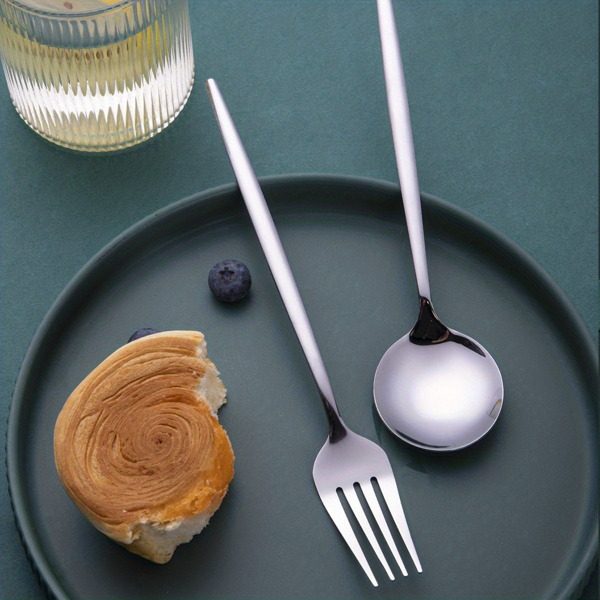 Cutlery, Silverware Set, Coffee Spoon, Salad Fork, Steak Dinner