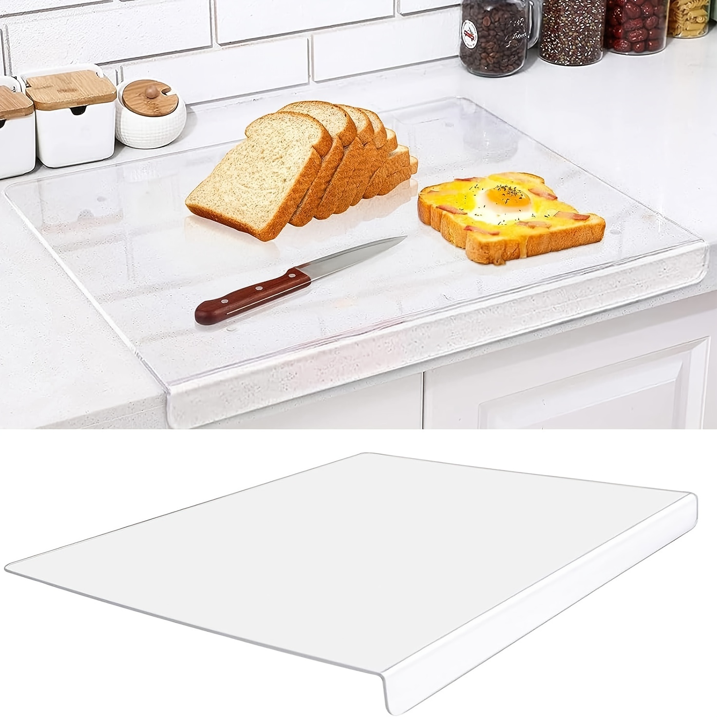 Acrylic Cutting Board Acrylic Counter Top Chopping Board Clear Chopping  Block With Lip For Kitchen Meal Prep & Serving Kitchen - AliExpress