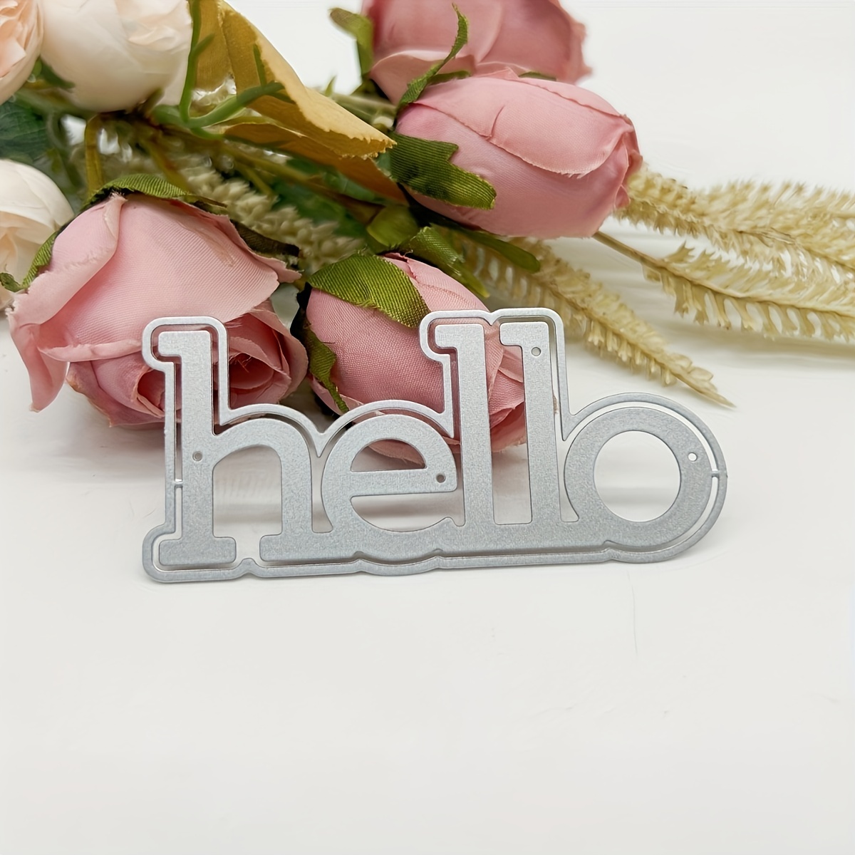 1pc Timbri Sentimenti 1pc Tag Metallo Taglio Die Paper Craft - Temu Italy