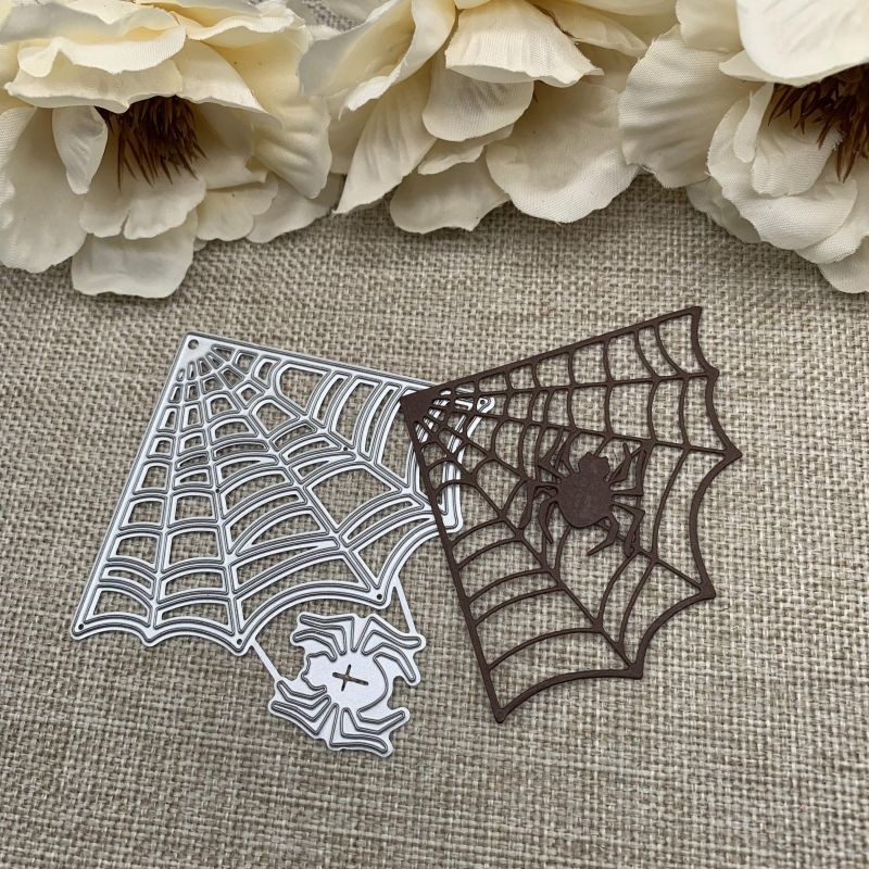 Halloween Creepy Spider Web Pattern Coaster Molds for Epoxy Resin