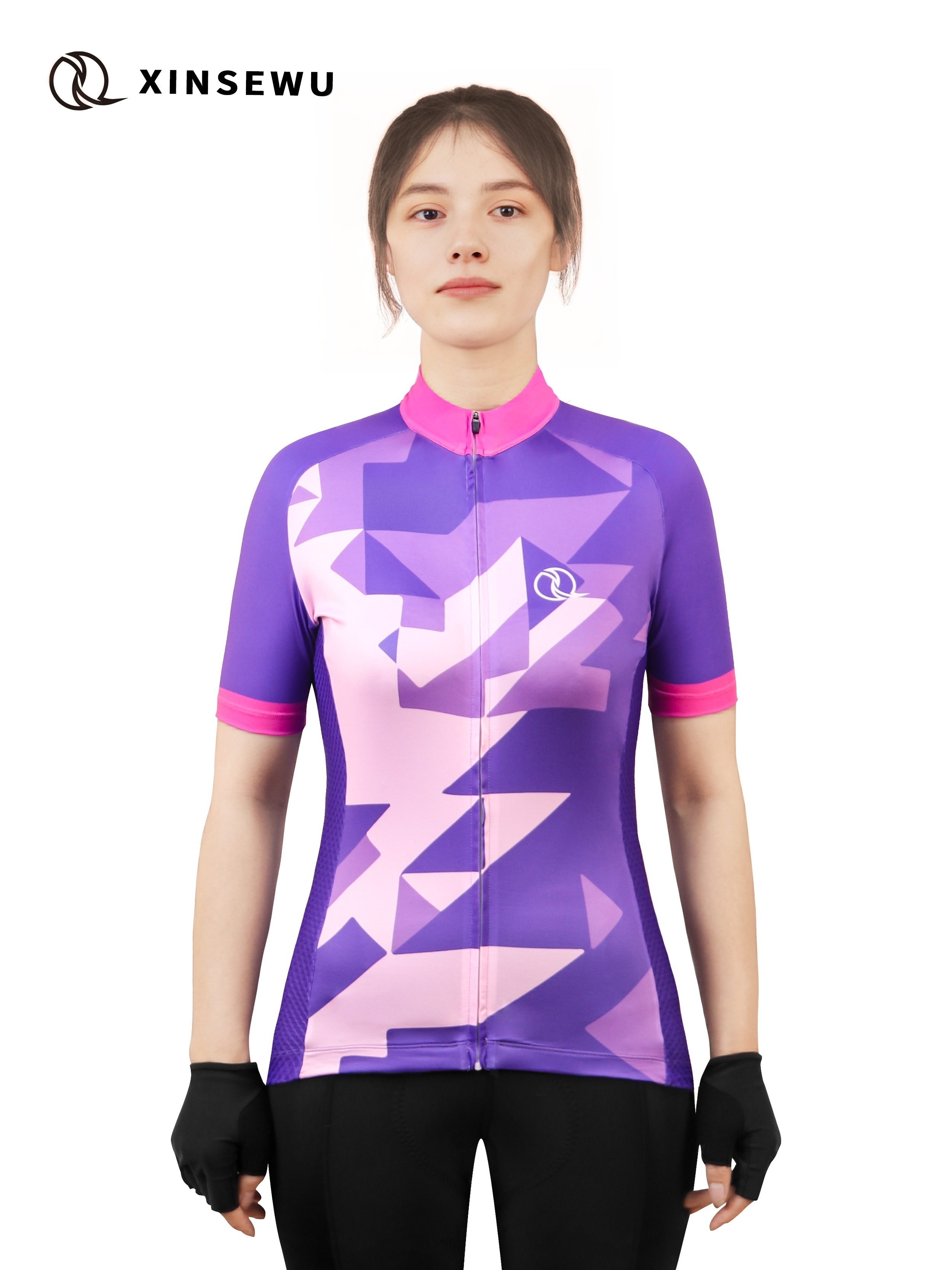 PSPORT Maillot de ciclismo para mujer, de manga corta, para verano, para  bicicleta de montaña, ropa de ciclismo a la moda transpirable