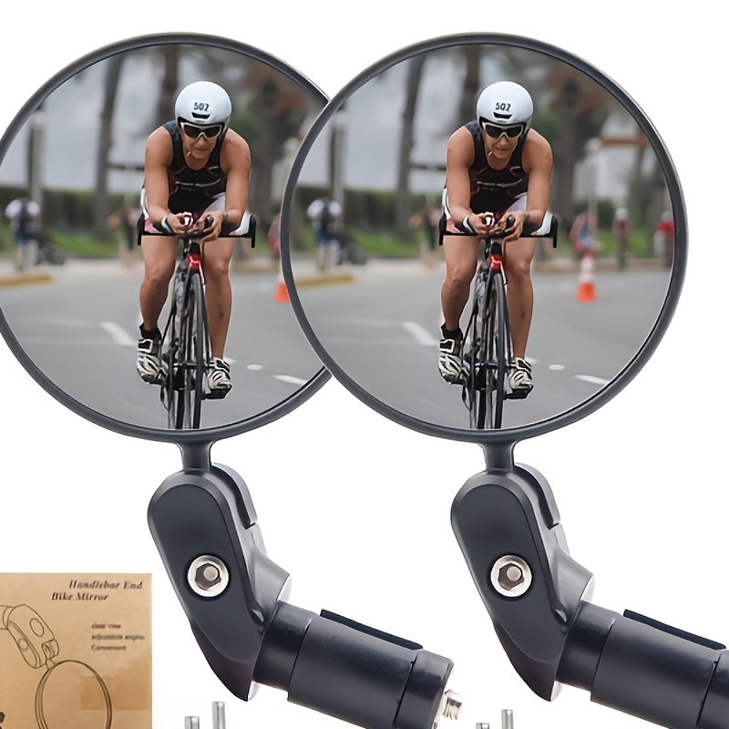 Bicycle top safety mirror