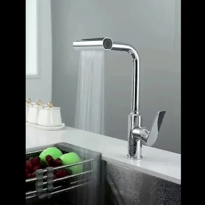 1 Multifunctional Waterfall Kitchen Faucet 360° - Temu